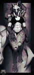 abs anthro breasts cybernetics dreadlocks female machine non-mammal_breasts non-mammal_ears non-mammal_hair piercing prothesis solo kate-titan-mrak marian_(gonsha) cyborg fish marine shark absurd_res hi_res