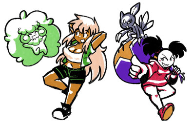 5_fingers :d ^_^ ambiguous_feral ambiguous_gender big_breasts black_bottomwear black_clothing black_eyes black_footwear black_hair black_shoes black_shorts bottomwear breasts brown_body brown_clothing brown_ears brown_footwear brown_shoes brown_skin cleavage clothed clothed_female clothed_humanoid clothing crop_top expressive_mask eyes_closed featureless_hands featureless_legs female female_humanoid feral fingers footwear gesture green_clothing green_jacket green_topwear group hair hand_gesture hands_behind_head hands_behind_own_head holding_sack hooded_robe humanoid_pointy_ears jacket long_hair looking_at_another looking_at_viewer narrowed_eyes navel open_clothing open_jacket open_mouth open_smile open_topwear pigtails pointing pointing_at_viewer pointy_ears red_clothing red_robe robe shirt shoes shorts simple_background smile tan_hair topwear white_background white_clothing white_crop_top white_topwear genocityzone mario_bros nintendo pokemon autumn_(genocityzone) sadie_(genocity) bandit_(mario) elf generation_2_pokemon generation_5_pokemon humanoid pokemon_(species) sneasel whimsicott 2026 digital_media_(artwork) hi_res