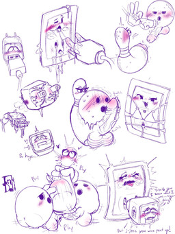 admiring ahegao bedroom_eyes blush bodily_fluids body_writing bowling_ball bowling_pin breath butt charger charging clitoris clitoris_piercing clothing cord cum dialogue drooling eyeliner eyeshadow female forced genital_fluids genital_piercing genitals heart_symbol humor leaking_cum lingerie looking_pleasured makeup narrowed_eyes panting penetrative_sex penis piercing precum presenting role_reversal saliva seductive sex shaking simple_face suggestive swimwear tattoo text thrusting tramp_stamp vein veiny_penis vulva what inkdoll wyer_bowling_(meme) fuckable_pin horny_blue_bowlingball animate_inanimate 3:4 english_text hi_res meme sketch sketch_page