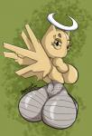 anthro anthrofied arthropod big_breasts big_butt breasts butt female generation_3_pokemon hi_res huge_breasts huge_butt insect nintendo non-mammal_breasts nude pachislot pokemon pokemon_(species) pokemorph shedinja simple_background solo