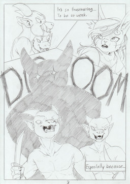 anthro bite biting_lip biting_own_lip bodily_fluids clothed clothing dagger eyebrow_through_hair eyebrows fur group hair horn long_ears long_hair male melee_weapon onomatopoeia open_mouth saliva self_bite sound_effects tears teeth text tongue translucent translucent_hair weapon longinius lagomorph leporid mammal rabbit comic english_text hi_res monochrome traditional_media_(artwork)