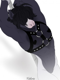 abs anthro black_hair ear_piercing fur grey_body grey_fur hair hair_over_eyes harness harness_only high-angle_view male muscular nude pecs piercing pole short_hair simple_background snout solo white_background white_body white_fur valeris equid equine horse mammal colored colored_sketch digital_drawing_(artwork) digital_media_(artwork) flat_colors hi_res sketch