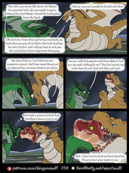 angry belly big_belly black_horn bloated blue_eyes brown_body dialogue digitigrade eye_contact eyelashes eyewear facial_horn female female_pred feral feral_pred fur furaffinity_logo furgonomic_eyewear furgonomics goggles green_body green_eyes group hand_on_face hand_under_chin head_in_mouth heads_together horn in_mouth looking_at_another looking_down male male/female male_prey membrane_(anatomy) membranous_wings neck_bulge night nose_horn oral_vore orange_eyes outside overbite page_number partially_inside patreon_logo propositioning pushing_in quadruped red_body red_fur saliva_covered saliva_on_face saliva_on_head scales scarf sky snow snowing soft_vore speech_bubble tail teeth_showing text thick_tail thinking thought_bubble trio ventral_scales vore wings rimentus european_mythology furaffinity mythology patreon clessie_dreadwinter coalt scylla_(rimentus) dragon furred_dragon furred_scalie mythological_creature mythological_scalie scalie western_dragon comic english_text hi_res multiple_scenes url