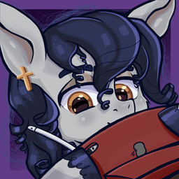 feral male solo tablet klaus_monteiro hasbro my_little_pony fan_character equid equine horse mammal pony 1:1 hi_res icon