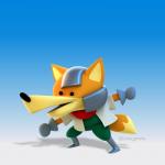 1:1 absurd_res anthro boots canid canine clothed clothing footwear fox fox_mccloud gloves handwear headgear hi_res jacket male mammal nintendo scarf simple_background solo sonicjeremy star_fox topwear