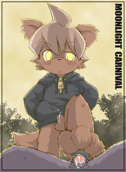 4_toes anthro balls blush bodily_fluids clothed clothing cum cum_on_penis duo erection feet fondling foot_fetish foot_play footjob fur genital_fluids genitals internet_history jacket kemono male male/male pawpads penile penis sex short_snout shota tail text toes topwear yellow_eyes young young_anthro young_male little_egoist canid canine canis domestic_dog mammal english_text