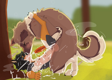 4_toes anal anal_orgasm anal_penetration animal_genitalia animal_penis anthro anthro_on_feral anthro_penetrated bestiality bestiality_kiss big_penis biped blush bodily_fluids brown_body brown_fur canine_genitalia canine_penis claws countershade_face countershade_fur countershade_tail countershade_torso countershading cum cum_between_toes cum_on_face cum_on_feet cum_on_own_face cum_on_self cum_while_penetrated cumshot deep_penetration ejaculation erection excessive_cum excessive_genital_fluids extreme_french_kiss feet feral feral_penetrating feral_penetrating_anthro fingers french_kissing fur genital_fluids genitals hands-free huge_penis internal intraspecies intraspecies_bestiality kissing knot male male/male male_penetrated male_penetrating male_penetrating_male messy multi_nipple nipples orgasm paws penetration penile penile_penetration penis penis_in_ass penis_size_difference plant ridiculous_fit sex shota sound_effects sweat tail text toes tree x-ray_view young young_anthro young_male jamesdog james_(jamesdog) canid canine canis domestic_dog mammal shiba_inu spitz absurd_res hi_res