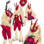 anthro anthrofied breasts butt feathers female genitals glowing glowing_eyes nipples non-mammal_breasts non-mammal_nipples pokemorph pussy simple_background solo white_background shikoyote nintendo pokemon avian bird blaziken generation_3_pokemon pokemon_(species) 1:1 hi_res