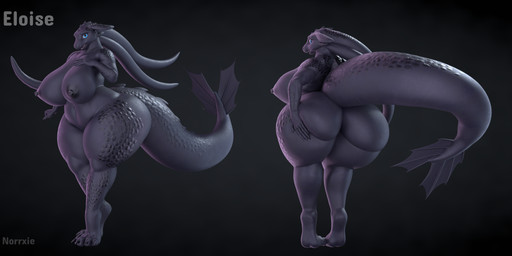 anthro areola belly big_breasts big_butt blonde_hair blue_eyes breasts butt curvy_figure eyelashes female fin glistening glistening_areola glistening_arms glistening_body glistening_breasts glistening_skin glistening_tail glistening_thighs hair hanging_breasts huge_breasts huge_butt hyper hyper_breasts hyper_butt looking_at_viewer navel nipples non-mammal_ears non-mammal_hair non-mammal_navel nude nude_female overweight overweight_female sagging_breasts scales slightly_chubby smile solo squish tail tentacles thick_thighs wide_hips norrxie dreamworks european_mythology how_to_train_your_dragon mythology eloise_(norrxie) dragon fury_(httyd) lizard mythological_creature mythological_scalie night_fury reptile scalie western_dragon 3d_(artwork) absurd_res digital_media_(artwork) hi_res model_sheet
