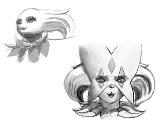 fur hair leaf looking_at_viewer mask solo halfbaked-hope nintendo pokemon generation_9_pokemon meowscarada pokemon_(species) 2024 black_and_white digital_drawing_(artwork) digital_media_(artwork) headshot_portrait hi_res monochrome portrait