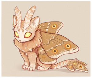 border feral fur solo white_border wings yshanii arthropod domestic_cat felid feline felis hybrid insect lepidopteran mammal moth 2022 digital_media_(artwork)