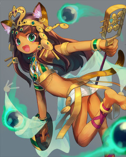 animal_ears bastet bastet_(p&d) brown_hair cat cat_ears cat_tail crown cub dark_skin ear_piercing egyptian fangs feline female green_eyes hair human instrument jewelry long_hair mammal me_(mikannu) midriff open_mouth piercing puzzle_&_dragons shield video_games young
Rating: Safe
Score: 27
User: AnacondaRifle
Date: September 04, 2013