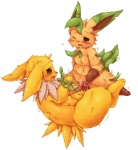 blush brown_eyes brown_fur cowgirl_position cum cum_in_pussy cum_inside duo eeveelution erection female feral feral_on_feral fur jolteon leaf leafeon male nintendo nude on_top one_eye_closed open_mouth penetration penis plain_background pokémon sex straight sweat vaginal vaginal_penetration video_games wahitouppe white_background yellow_fur
Rating: Explicit
Score: 6
User: Gilda_The_Gryphon
Date: January 26, 2014