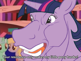 book female feral fur group hair horn humor inside library multicolored_hair parody pun purple_body purple_fur purple_hair screencap screencap_background text toony two_tone_hair unknown_artist friendship_is_magic hasbro my_little_pony mythology words_worth your_resistance_only_makes_my_penis_harder derpy_hooves_(mlp) lyra_heartstrings_(mlp) stallion_(character) twilight_sparkle_(mlp) equid equine mammal mythological_creature mythological_equine unicorn 4:3 english_text low_res meme reaction_image