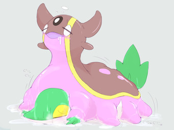 ambiguous_gender blush bodily_fluids drooling duo eyes_closed feral open_mouth saliva simple_background slime squish sweat winte nintendo pokemon aquatic gastrodon gastropod generation_4_pokemon generation_5_pokemon mollusk pokemon_(species) reptile scalie snivy west_sea_gastrodon 2014 4:3 hi_res