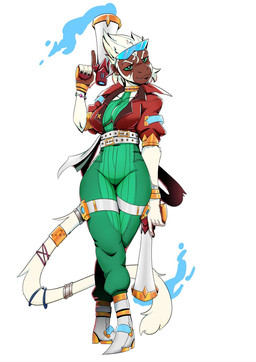accessory anthro belt bodysuit choker clothing eyewear female fur furgonomics gun jacket jewelry necklace ranged_weapon science_fiction skinsuit smoke smug solo sunglasses tail tail_accessory tail_jewelry tight_clothing topwear weapon white_body white_fur sugarrusheyes feng_zhou haplorhine mammal monkey new_world_monkey primate hi_res