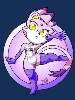 anthro breasts clothing female legwear nipple_tape pasties pose pussy_tape solo stockings tape randomgloves sega sonic_the_hedgehog_(series) blaze_the_cat domestic_cat felid feline felis mammal 3:4 alpha_channel hi_res