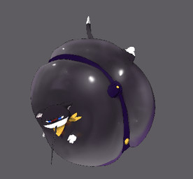 air_inflation anthro belt black_body black_fur blue_eyes blush bodily_fluids fluffy_ears fur hyper hyper_inflation inflation kerchief male markings mask neckwear solo sweat tail tail_markings white_body white_fur yellow_kerchief kayomomo2023 atlus megami_tensei persona_(series) persona_5 sega morgana_(persona) domestic_cat felid feline felis mammal tuxedo_cat animated high_framerate low_res