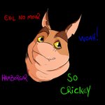 feral looking_at_viewer male redneck smile solo sticker text riddleheart activision crash_bandicoot_(series) dogelore dingodile doge canid canine canis crocodile crocodilian dingo hybrid mammal reptile scalie 1:1 alpha_channel headshot_portrait icon meme portrait