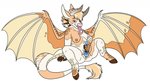 anthro biped breasts brown_hooves female genitals hooves horn nipples nude pink_tongue pussy red_eyes sex_toy simple_background solo tail tongue tongue_out vibrator vibrator_on_pussy white_background wings goldiescales mythology anthony_(goldiescales) bovid bovine cattle dragon hybrid mammal mythological_creature mythological_scalie scalie 2019 trans_(lore) trans_man_(lore)