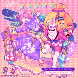 accessory anthro asian_clothing bodily_fluids clenched_teeth clothing duo east_asian_clothing eyelashes eyewear female festival fireworks fist flower flower_in_hair food footwear geta hair hair_accessory happi_(clothing) japanese_clothing jumping kimono male night paper_fan plant raised_fist raised_hand rating_scale running sandals shoes splash_art sunglasses surprised sweat takoyaki teeth coffee_collie deltarune rivals_of_aether undertale_(series) clairen_(rivals_of_aether) fleet_(dungeons_of_aether) forsburn kris_dreemurr orcane pomme_(rivals_of_aether) canid canine canis domestic_dog lagomorph leporid mammal mouse murid murine rabbit rodent shiba_inu spitz hi_res
