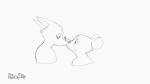 anthro blush duo fur heart_symbol kissing male male/male smile yinller angel_in_the_forest larry_(yinller) montimer_(yinller) bat mammal mouse murid murine rodent 16:9 2018 2d_animation 3rd_party_watermark animated digital_media_(artwork) flipaclip_(artwork) hi_res monochrome short_playtime watermark widescreen