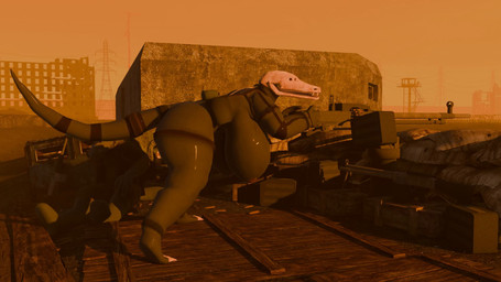 anthro apc armor big_breasts bone breasts bunker dshk female group gun headgear helmet holding_gun holding_object holding_ranged_weapon holding_weapon huge_breasts hyper hyper_breasts machine_gun ranged_weapon skull skull_head trio vehicle weapon uhc_901 16:9 3d_(artwork) 3d_animation animated blender_(artwork) digital_media_(artwork) hi_res long_playtime loop sound video widescreen