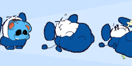 >_< ambiguous_gender ambiguous_prey armless belly belly_on_ground big_belly biped black_eyes black_nose blue_background blue_body blue_bodysuit blue_clothing blue_ears blue_face blue_skinsuit blue_spacesuit blue_tail blush bodily_fluids body_in_mouth body_outline bodysuit breath clenched_eyes closed_frown clothing cloud_emanata constricted_pupils countershade_belly countershade_body countershading dot_nose drooling duckface duo emanata eyes_closed face_imprint featureless_hands feet_first flying_saliva frown fully_inside gaping_mouth hand_imprint huge_belly imprint line_tail male male_pred monotone_bodysuit monotone_face monotone_skinsuit motion_lines mouth_closed narrowed_eyes noseless open_mouth oral_vore orange_inner_ear partially_inside pupils raised_head round_ears rumbling_stomach saliva same_size_vore satisfied_look short_arms short_legs simple_background sitting sitting_on_ground skinsuit small_pupils soft_vore spacesuit standing star_pupils straining swallowing tail tail_orb thin_tail three_frame_sequence tight_clothing unusual_ears vore white_belly white_body white_countershading white_face white_pupils wide_eyed meatcanister chuchu_rocket nintendo pokemon sega chuih chuchu_(chuchu_rocket) generation_2_pokemon mammal marill mouse murid murine pokemon_(species) rodent waddling_head 2025 digital_media_(artwork) english_description full-length_portrait hi_res pixel_(artwork) portrait sequence