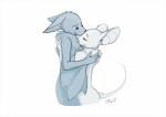 anthro cuddling duo fur heart_symbol hug love male male/male simple_background tender white_background twymouse yinller angel_in_the_forest larry_(yinller) montimer_(yinller) bat mammal mouse murid murine rodent 2019 hi_res sketch