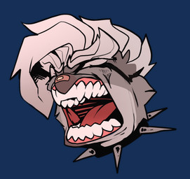 anthro band-aid band-aid_on_beak band-aid_on_face band-aid_on_nose bandage bandage_on_beak bandage_on_face bandage_on_nose beak collar eyebrows female female_anthro fur grey_body grey_fur hair humor open_mouth simple_background solo spiked_collar spikes teeth thick_eyebrows tongue toothed_beak transparent_background white_body white_fur white_hair bigcozyorca let's_fucking_go joy_(shammy) avian bird owl alpha_channel colored digital_drawing_(artwork) digital_media_(artwork) headshot_portrait hi_res meme portrait