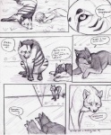 ambiguous_gender canid canine canis comic coop_(wrng) dialogue digitigrade english_text feral graphite_(artwork) greyscale group human male mammal monochrome natsume_(wrng) natsumewolf oz_(wrng) pencil_(artwork) quadruped rikku text traditional_media_(artwork) wolf wolf's_rain wolf's_rain_next_generation