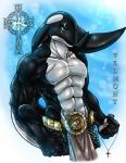 5_fingers abs anthro belt biceps big_muscles blue_eyes celtic_cross celtic_knot clothed clothing cross cross_necklace fingers jewelry looking_at_viewer male muscular muscular_anthro muscular_male necklace pecs scar solo tail topless walter_sache velmont cetacean dolphin mammal marine oceanic_dolphin orca toothed_whale 2010 digital_media_(artwork)