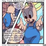 1:1 2018 comic digital_media_(artwork) domestic_pig english_text hamton_j._pig hi_res lirkov male mammal solo suid suina sus_(pig) text tiny_toon_adventures warner_brothers