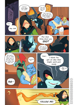 anthro big_butt big_hair butt clothing clothing_pull dialogue female fused_shadow group hair headgear headwear male melee_weapon multicolored_body shortstack size_difference smaller_female sword text two_tone_body weapon combos-n-doodles nintendo the_legend_of_zelda twilight_princess link midna animal_humanoid aquatic aquatic_humanoid elf fish fish_humanoid humanoid hylian imp lizard_humanoid lizardman mammal orc reptile reptile_humanoid scalie scalie_humanoid suid suine comic english_text hi_res