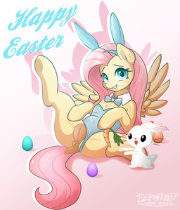 animal_genitalia animal_vulva anus blue_eyes butt clitoris clothing_side duo easter_egg equine_anus equine_genitalia equine_vulva eyelashes feathered_wings feathers female feral genitals hair holidays larger_female pink_hair plump_labia pose presenting presenting_anus presenting_partner presenting_vulva puffy_anus pupils quadruped size_difference smile smiling_at_viewer spread_legs spreading tail vulva white_body wings yellow_body lennonblack easter friendship_is_magic hasbro my_little_pony mythology angel_(mlp) fluttershy_(mlp) equid equine lagomorph leporid mammal mythological_creature mythological_equine pegasus rabbit hi_res pinup