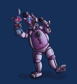 anthro bow_(feature) bow_tie clothing duo glowing glowing_eyes hat headgear headwear machine puppet simple_background rile-reptile five_nights_at_freddy's scottgames sister_location funtime_freddy_(fnafsl) puppet_bonnie_(fnafsl) animatronic bear lagomorph leporid mammal rabbit robot alpha_channel digital_media_(artwork)