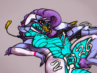 animal_genitalia ankle_tuft anthro areola arm_tuft barbel_(anatomy) big_breasts bodily_fluids breasts cum cum_in_vagina cum_inside cum_on_body cum_on_leg cum_on_penis cum_on_self curly_hair ears_back ears_down elbow_tuft erection facial_spikes fangs flesh_whiskers fur genital_fluids genital_slit genitals glowing glowing_genitalia glowing_nipples glowing_penis glowing_vulva gynomorph hair horn implied_vaginal intersex knot knotted_penis leaking_cum leg_tuft lips looking_at_viewer lying nipples nude on_back penile_spines penis periwinkle_fur pivoted_ears prosthetic prosthetic_arm prosthetic_limb raised_leg scales simple_background slit_penis solo soundwavedragon sparkles sparkling_hair spikes spikes_(anatomy) spread_vulva spreading tail teeth thick_bottom_lip tuft vulva white_body white_fur soundwavedragon_(artist) asian_mythology mythology new_year_2026 dragon eastern_dragon mythological_creature mythological_scalie scalie digital_media_(artwork) genderfluid_(lore)