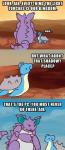 ambiguous_gender countershading duo feral humor parody text 7ofdiamonds nintendo pokemon twitch_plays_pokemon aaaaaaaaaa_(twitch_plays_pokemon) aiiiiiirrr generation_1_pokemon lapras nidoking pokemon_(species) 2014 comic english_text