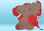 2018 abs alternate_version_at_source anthro anthrofied areola balls biceps big_balls big_muscles big_penis claws compression_artifacts digital_media_(artwork) flat_colors flexing foreskin generation_3_pokemon genitals grin groudon huge_balls huge_muscles huge_penis humanoid_genitalia humanoid_penis hyper hyper_balls hyper_genitalia hyper_muscles hyper_nipples hyper_penis legendary_pokemon male musclegut muscular muscular_anthro muscular_male naughty_face nintendo nipples nude pecs penis pokemon pokemon_(species) pokemorph quads raised_arm raised_tail regnar scales sharp_teeth simple_background smile solo spikes standing tail teeth thick_penis thick_thighs triceps vein veiny_penis