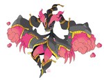 ambiguous_gender anthro biped black_body black_sclera claws fusion pink_body pink_eyes pokemon_fusion simple_background solo white_background yellow_body lopunana nintendo pokemon pokemon_infinite_fusion generation_4_pokemon generation_6_pokemon lopunny mega_banette mega_evolution pokemon_(species) hi_res