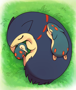 ambiguous_gender cute cyndaquil eyes_closed feral grass huiro nintendo pokémon quilava size_difference sleeping typhlosion video_games
Rating: Safe
Score: 12
User: slyroon
Date: January 13, 2015 ambiguous_gender cute cyndaquil eyes_closed feral grass huiro nintendo pokémon quilava size_difference sleeping typhlosion video_games
Rating: Safe
Score: 12
User: slyroon
Date: January 13, 2015