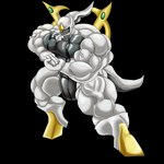 anthro anthrofied big_muscles male muscular pokemorph pose simple_background solo transparent_background chucknorris25 cybeezly cybeezlyad nintendo pokemon arceus generation_4_pokemon legendary_pokemon pokemon_(species) 1:1 absurd_res alpha_channel hi_res