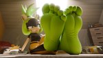 5_toes anthro biped clothed clothing feet female foot_fetish foot_focus green_body grin humanoid_feet inside plantigrade smile soles solo toes feetymcfoot idw_publishing sega sonic_the_hedgehog_(comics) sonic_the_hedgehog_(idw) sonic_the_hedgehog_(series) surge_the_tenrec afrosoricid mammal tenrec 2024 3d_(artwork) absurd_res digital_media_(artwork) hi_res