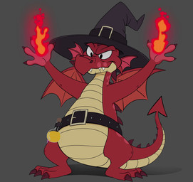 anthro belt belt_buckle buckle clothing elemental_manipulation fire fire_manipulation grey_background hat hat_only headgear headgear_only headwear headwear_only magic magic_user male membrane_(anatomy) membranous_wings mostly_nude pupils simple_background solo spade_tail tail toony white_sclera wide_brim_hat wide_brimmed_hat wide_crotch wings wizard_hat henryisraptor european_mythology mythology henry_(henrycharizardboi) dragon mythological_creature mythological_scalie reptile scalie western_dragon winged_dragon animated hi_res no_sound short_playtime source_request video