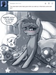 2013 <3 bed blush english_text equine female feral friendship_is_magic greyscale hair horn horse john_joseco kirby kirby_(series) long_hair mammal monochrome my_little_pony open_mouth pillow pony portal_(series) princess princess_luna_(mlp) royalty solo text toad_(mario) tongue tumblr valve weighted_companion_cube winged_unicorn wings
Rating: Safe
Score: 16
User: Fluttershy
Date: April 13, 2013