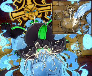 anal anal_penetration anthro anthro_penetrated anus bad_end balls belly bodily_fluids cum cum_from_mouth cum_in_ass cum_in_mouth cum_inflation cum_inside cum_on_belly cum_on_body cum_on_tongue cum_while_penetrated cumshot dominant dominant_male ejaculation erection fire forced full_nelson genital_fluids genitals green_penis group humanoid_genitalia humanoid_penis inanimate_transformation inflation male male/male male_penetrated male_penetrating male_penetrating_male nude open_mouth overweight overweight_male penetration penile penile_penetration penis permanent petrification pull_out rape restrained sex smile stuck submissive submissive_male temple through_wall tongue torch transformation xingscourge marvol xing_the_cheetah crocodile crocodilian felid feline ghost mammal reptile scalie spirit 2020