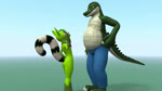 16:9 2016 3d_(artwork) 3d_animation 4_toes 5_fingers abdominal_bulge after_vore alligator alligatorid altaz amp_(ante_flan) animated ante_flan anthro arm_support bassariscus beckoning belly belly_rub belly_scales big_belly biped black_body black_fur bodily_noises bottomwear bulge burping butt claws clothed clothing countershade_face countershade_tail countershade_torso countershading crocodilian denim denim_bottomwear denim_clothing dialogue digestion digital_media_(artwork) discarded_clothing duo eyes_closed fangs fatal_vore feet finger_claws fingers fully_inside fur gaping_mouth gesture green_body green_fur green_scales hand_on_belly head_first hi_res holding_belly jeans licking long_playtime lying male male/male male_pred male_prey mammal monsterchow muffled multicolored_body multicolored_fur multicolored_scales music narrowed_eyes navel neck_bulge on_back open_mouth open_smile oral_vore overweight overweight_anthro overweight_male pants partially_inside plantigrade procyonid reptile ring-tailed_cat rumbling_stomach scales scalie scarf self_lick sharp_teeth sitting size_difference sleeping smile soft_vore sound sound_warning spiked_tail spikes spikes_(anatomy) standing swallowing tail tan_body tan_countershading tan_scales teeth thick_thighs toe_claws toes tongue tongue_out topless vore webm weight_gain white_body white_claws white_fur widescreen