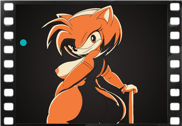angry anthro big_breasts big_butt breasts butt exposed_breasts female nipples rear_view solo thick_thighs wide_hips elangelote sega sonic_the_hedgehog_(series) tf2_color_palette_challenge amy_rose eulipotyphlan hedgehog mammal