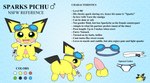 anus balls butt clothing eyewear genitals goggles male penis scarf solo sparks text underwear pichu90 nintendo pokemon sparks_pichu generation_2_pokemon mammal mouse murid murine pichu pokemon_(species) rodent english_text hi_res model_sheet