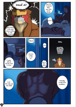 age_difference anthro back_scar bed blush boss_and_employee crossed_arms dialogue duo furniture lying male nude on_bed on_front pillow scar shattered_background text wind window shinobiya nintendo pokemon entei_(shinobiya) windy_(shinobiya) arcanine entei generation_1_pokemon generation_2_pokemon legendary_pokemon pokemon_(species) absurd_res comic english_text hi_res